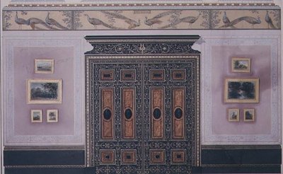 Design para o interior do No.1 Grosvenor Crescent, Londres de G. Hutchinson
