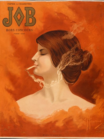 JOB Cigarette Paper - Hors Competition Paris 1889, ca. 1905 (Litografia) de G. Maurice