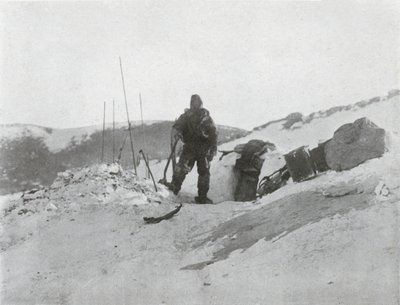 Browning na porta do iglu, 1912, 1913 de G. Murray Levick