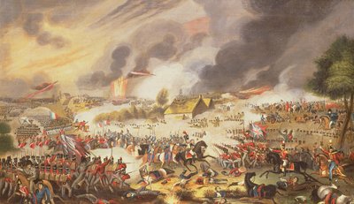 A Batalha de Waterloo, 18 de junho de 1815, 1842 de G. Newton