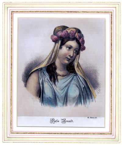 Sophie Arnould , soprano francesa de G. Riccio