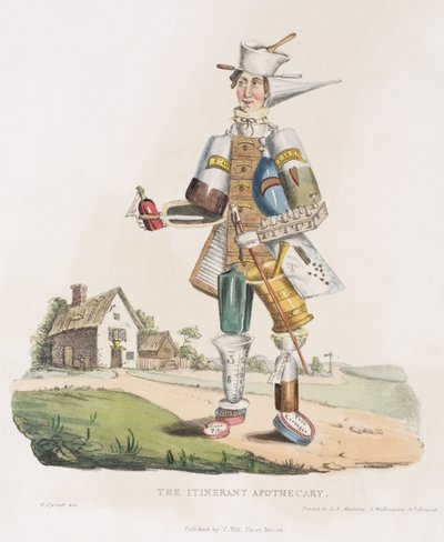 O Boticário Itinerante, 1830 de G. Spratt
