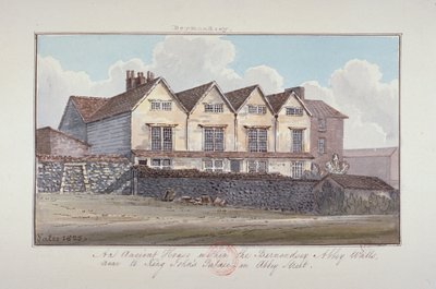 Abadia de São Salvador, Bermondsey, Londres, 1825 de G Yates