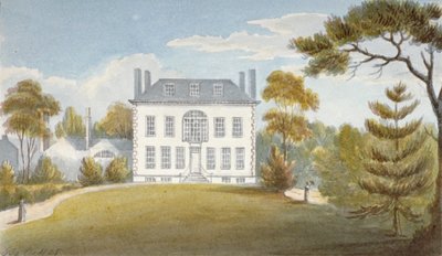 Mitcham Hall, Mitcham, Surrey, 1825 de G Yates