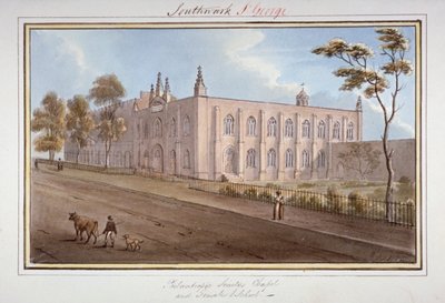 The Philanthropic Society Institution, Southwark, Londres, 1825 de G Yates