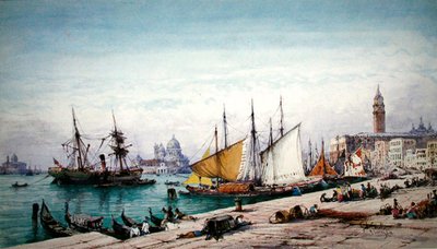 Veneza (aguarela sobre papel) de Gabriel Carelli