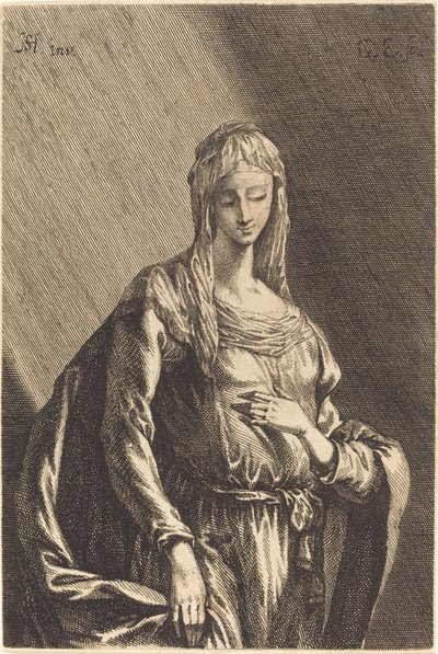 A Virgem de Gabriel Ehinger after Johann Heinrich Schönfeld