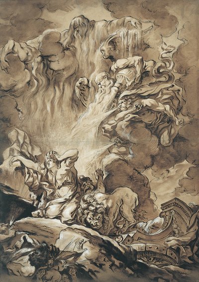 A Libertação de Cibele, uma Alegoria das Estações, s.d.. de Gabriel Francois Doyen