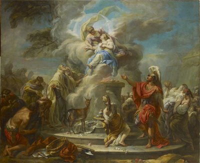 O sacrifício de Ifigênia, 1749-1750. de Gabriel Francois Doyen