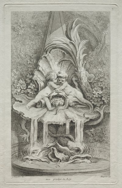 Livro das Fontes: No. 3, c. 1736 de Gabriel Huquier