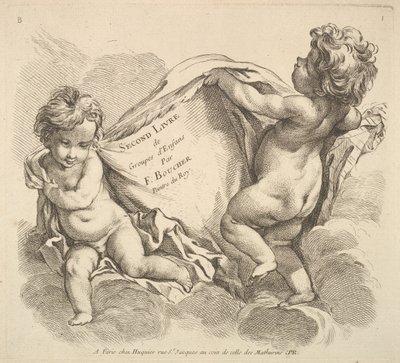 Frontispício, 1738-45. de Gabriel Huquier