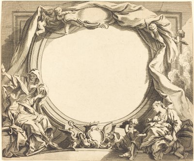 Fé e caridade de Gabriel Huquier after François Boucher