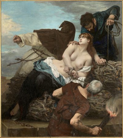 Cena da Inquisição na Espanha de Gabriel Joseph Marie Augustin Ferrier