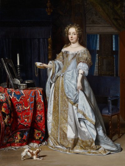 Lúcia Wijbrants (1638-1719) de Gabriel Metsu