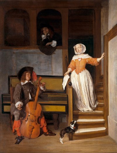 O tocador de violoncelo de Gabriel Metsu