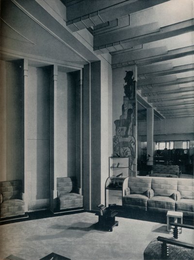 Canto do salão de sapatos, Roos Bros., São Francisco., 1930 de Gabriel Moulin