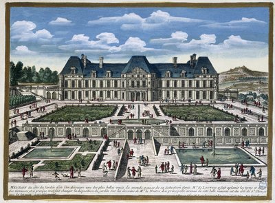 Castelo de Meudon de Gabriel Perelle