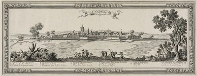 Landrecy em Heynault, 1631 de Gabriel Perelle