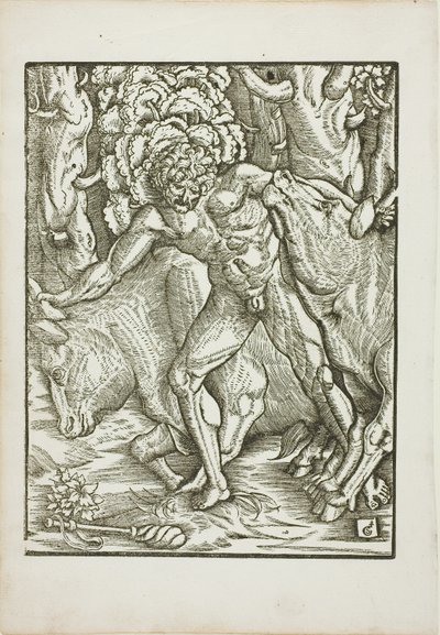 Os Trabalhos de Hércules: Captura dos Bois dos Geryones em Erythia de Gabriel Salmon