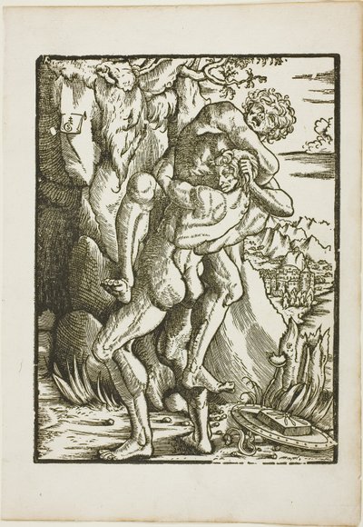 Os trabalhos de Hércules: Hércules e Anteu de Gabriel Salmon