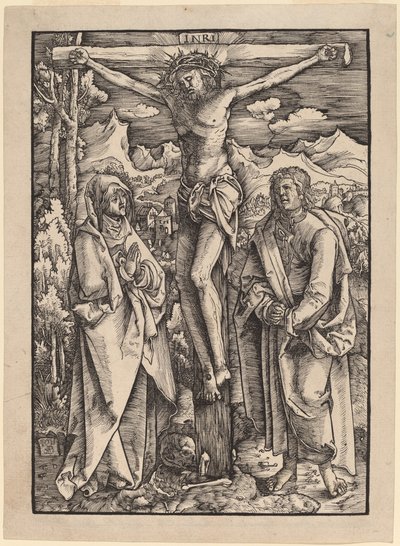 Cristo na Cruz entre a Virgem e São João de Gabriel Zehender