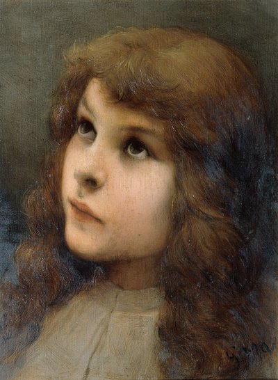 Cabeça de estudo de Gabriel von Max