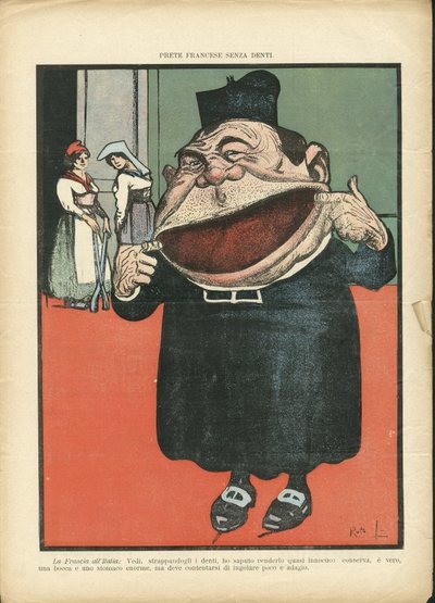 Ilustração de Galantara (1865-1937) em L