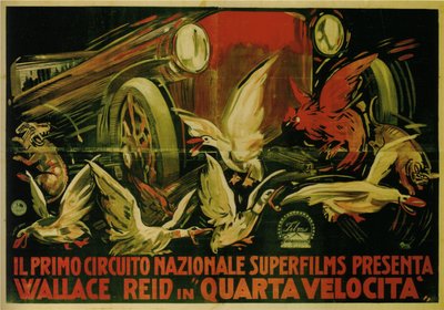 Wallace Reid em velocidade dupla de filme, 1920 de Gabriele Galantara