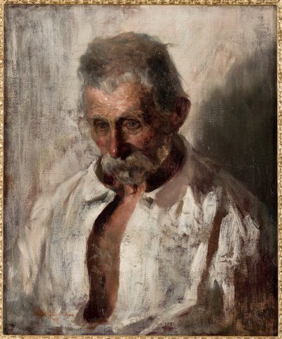 Retrato de um homem velho de Gaetano Bellei