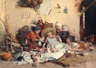 A mãezinha, segunda metade do século XIX.. de Gaetano Chierici