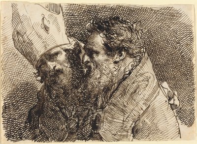 Chefes de dois bispos de Gaetano Gandolfi