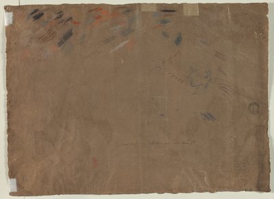 Esboço de uma cabeça (verso) de Gaetano Gandolfi
