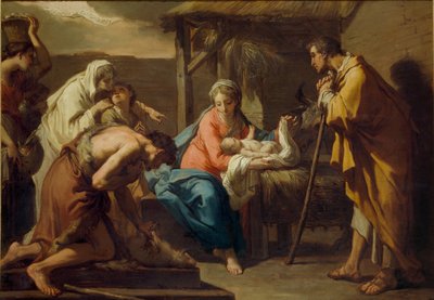 A Adoração dos Pastores, pós 1798 de Gaetano Gandolfi