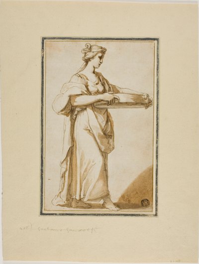 Virgem Vestal Tuccia de Gaetano Gandolfi