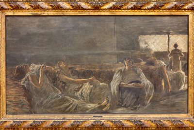 Haxixe: os fumadores de ópio de Gaetano Previati