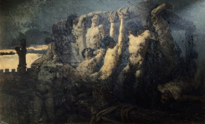 Reféns de Crema, de Gaetano Previati (1852-1920) de Gaetano Previati