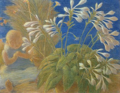 Lírios japoneses, 1906 de Gaetano Previati