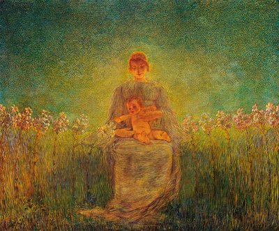 Nossa Senhora dos Lírios de Gaetano Previati