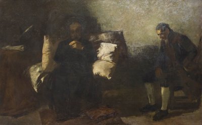 As últimas horas de Carlo Alberto, Porto de Gaetano Previati