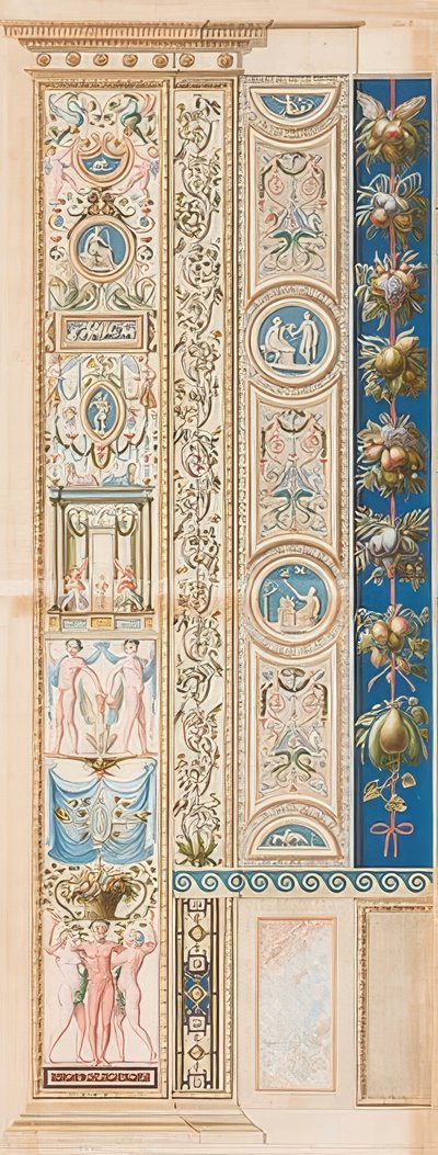 Pilaster Loggia X (ornamento usado por um grupo) de Gaetano Savorelli