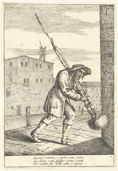 Scoa Camin (Limpador de Chaminés) de Gaetano Zompini