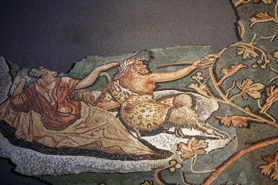 Mosaico representando o castigo de Licurgo de Gallo-Roman