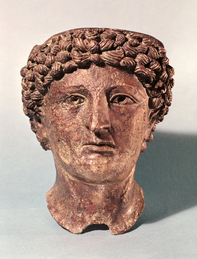 Chefe de Apolo, de Lillebonne (bronze) de Gallo Roman