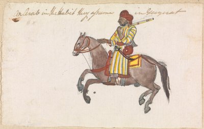 Um árabe na Roupa de Guyirat de Gangaram Chintaman Tambat