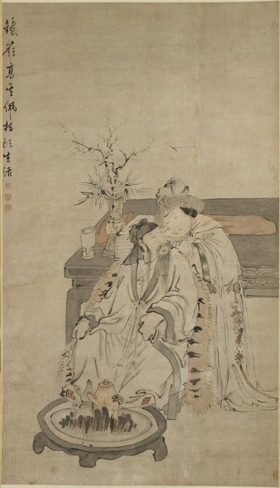 Beleza no inverno de Gao Qipei