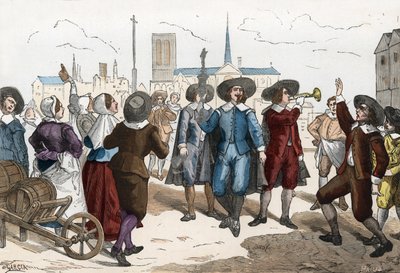 Homens a vender vinho, c. 1630 - 1640 de Garcia (after)
