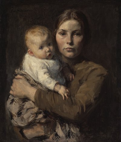 Mãe e Filho, c.1906 de Julius Garibaldi Melchers