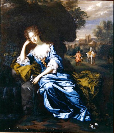 Retrato de Anne Greville (óleo sobre tela) de Garret Morphey