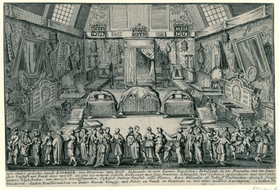 A lotaria de Henricus van Soest em Antuérpia de Gaspar Bouttats