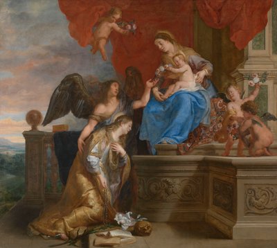 Die Krönung der heiligen Rosalia de Gaspar De Crayer